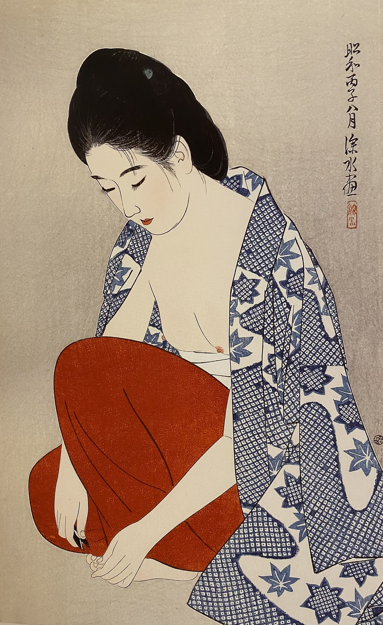 伊東深水_爪