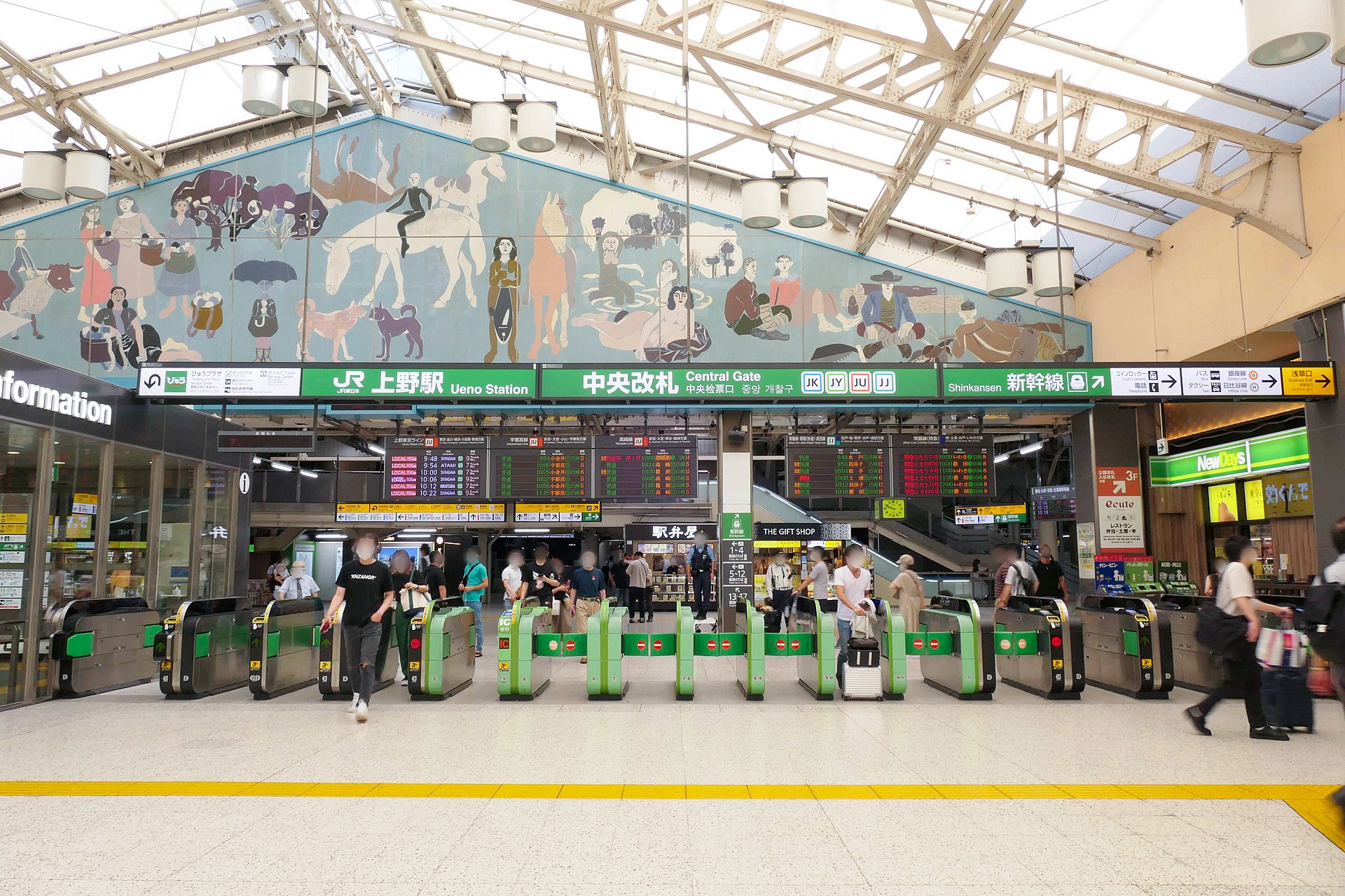JR東日本上野駅中央改札
