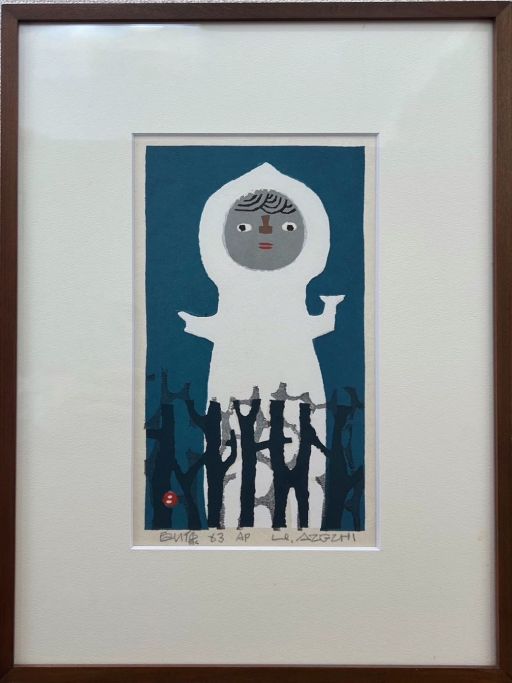 畦地梅太郎「季節の山」の買取実績- 骨董品・美術品・絵画買取なら獏