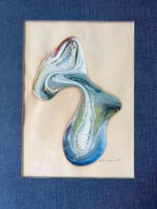 今井俊満「波涛図」の買取実績｜千葉県千葉市 抽象画・抽象絵画