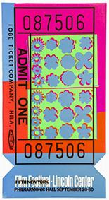 リンカーン・センター・チケット　1967年