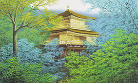 金閣寺緑彩