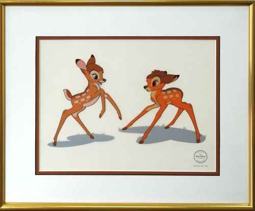 ザ ウォルト ディズニー カンパニーTHE WALT DISNEY COMPANY 　セル画（BANBI AND FALINE）
