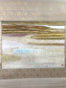 秋野不矩の川（日本画）の作品写真