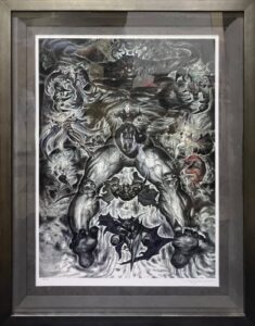 天野喜孝のgod dark side（版画）の作品写真