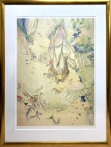 天野喜孝の春の宴（版画）の作品写真