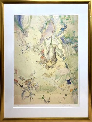 天野喜孝の春の宴（版画）の作品写真