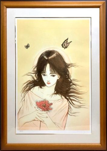 天野喜孝の恋花（版画）の作品写真
