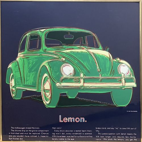 アンディ・ウォーホル　Volkswagen：「広告」より　版画　800万円　20250301