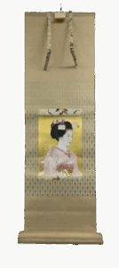 青山亘幹の春われしのぶ（掛軸）の作品写真