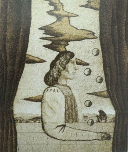 版画集「７つの音楽」よりSarabande