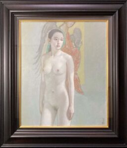 高塚省吾の後のミカエル（油絵）の作品写真