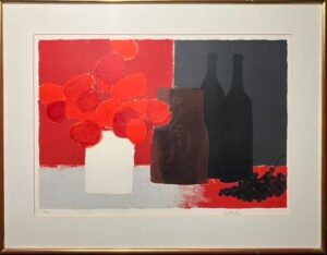 ぶどうの房のある風景