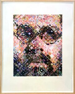 チャック・クロースのSELF PORTRAIT 2002（版画）の作品写真