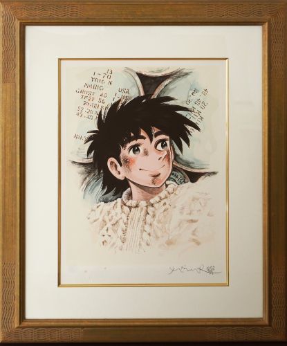 ちばてつや　風雲児鉄平　シルクスクリーン　20,000円　20220909