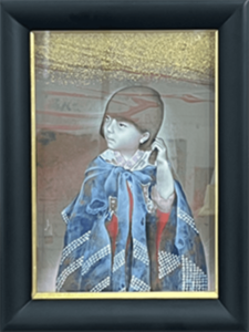 智内兄助の居待月（油彩）の作品写真
