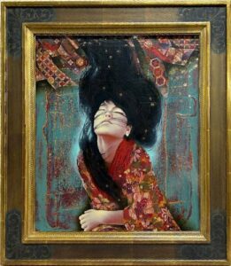 智内兄助の髪貌（油彩）の作品写真