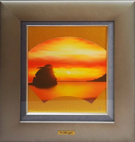 鎮西直秀-瑞輝 稲佐の浜夕陽