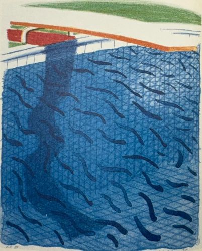 加味と青いインクによるプール＃234