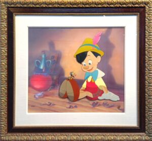 ディズニーのPinocchio "Anytime You Need Me"（セル画）の作品写真