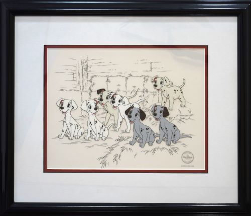 ディズニーセル画　Hopeful Pups