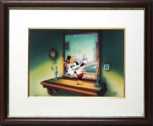 ディズニー・アニメーション・アートのスルー・ザ・ミラー（セル画）の作品写真