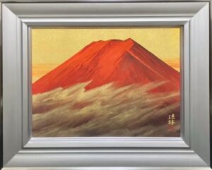 福王寺法林の朝富士（日本画）の作品写真