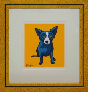 ジョージ・ロドリーゲのLITTLEBLUEDOGYELLOW（版画）の作品写真