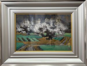 後藤純男の梅花の頃（日本画）の作品写真