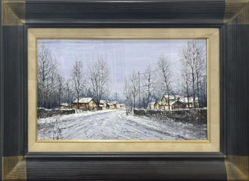 ギィ・デサップの村への入り口（油彩）の作品写真