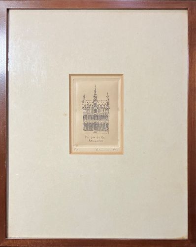 浜田知明-ブリュッセル王宮