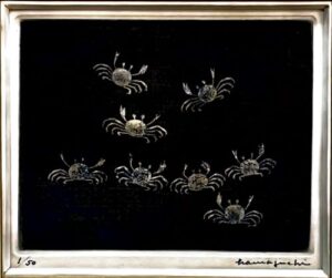 浜口陽三のカニ（版画）の作品写真