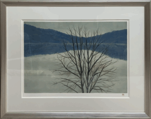 東山魁夷の白夜（画集付き版画） の作品写真