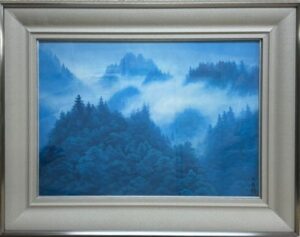 東山魁夷の朝雲（工芸）の作品写真