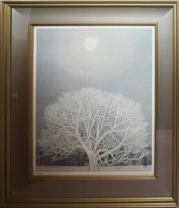東山魁夷の冬華（版画）の作品写真