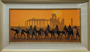 パルミラ遺跡を行く・朝