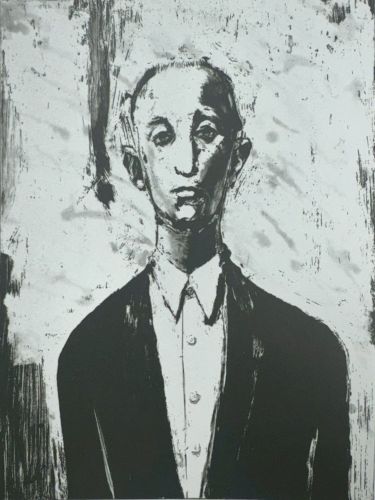 天井の高い部屋にて