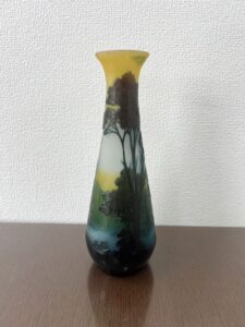 風景文花瓶