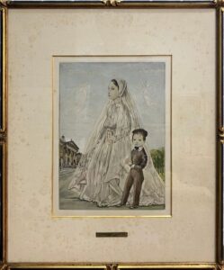 藤田嗣治のサンフィリップ教会（版画）の作品写真