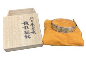 井伏圭介-布目糸象嵌 鍛鉄腕輪