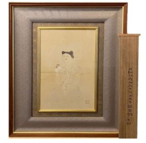 入江波光の人物画（日本画）の作品写真