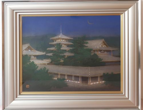 岩波昭彦　法隆寺　日本画　178,000円　20220303