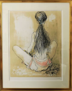 後ろ向きのナタリー