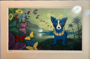 ジョージ・ロドリーゲのブルードッグ（版画）の作品写真