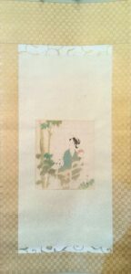 鏑木清方の蝉の聲（掛軸）の作品写真