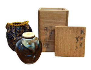 膳所焼 茶入