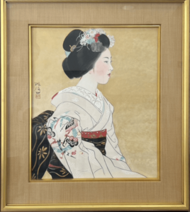 梶原緋佐子の舞妓（日本画）の作品写真