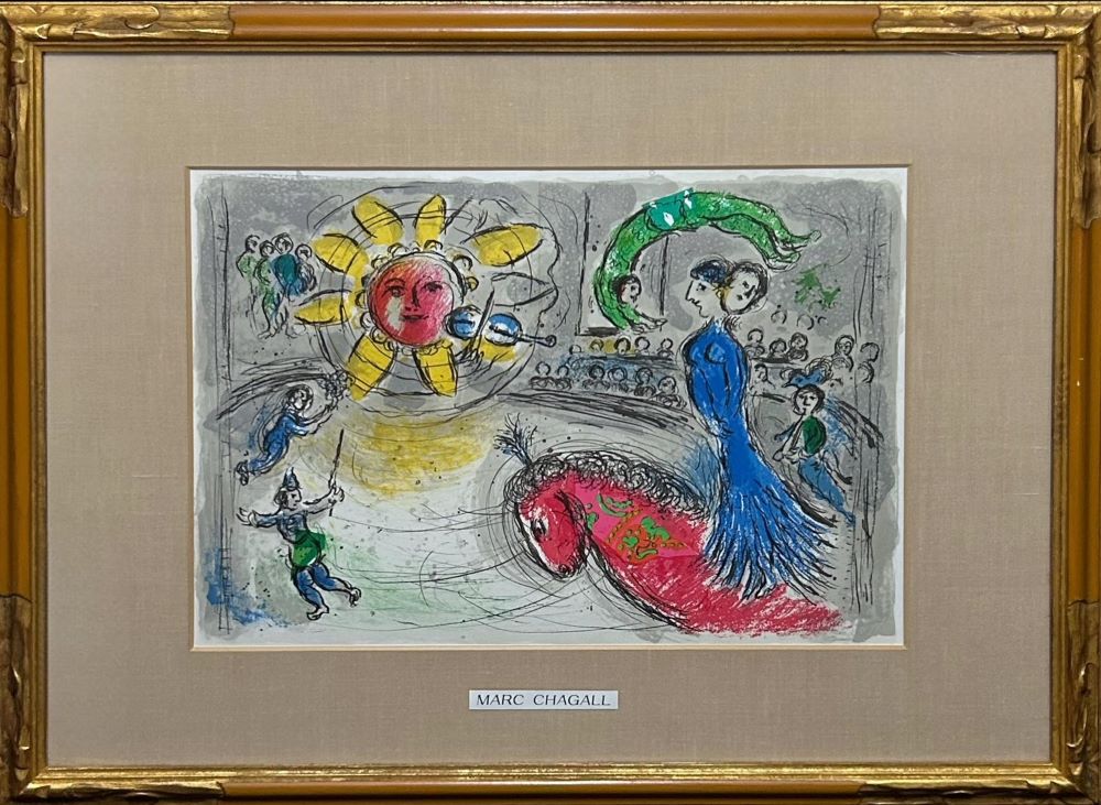 マルク シャガール 限定50部 リトグラフ 石版画 鑑定書付き マルク シャガール 限定50部 リトグラフ 石版画 鑑定書付き