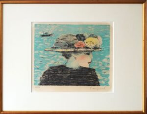 ジャン・ピエール・カシニョールのブルーの海（版画）の作品写真
