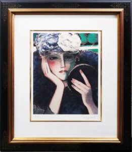 ジャン・ピエール・カシニョールの鏡（版画）の作品写真